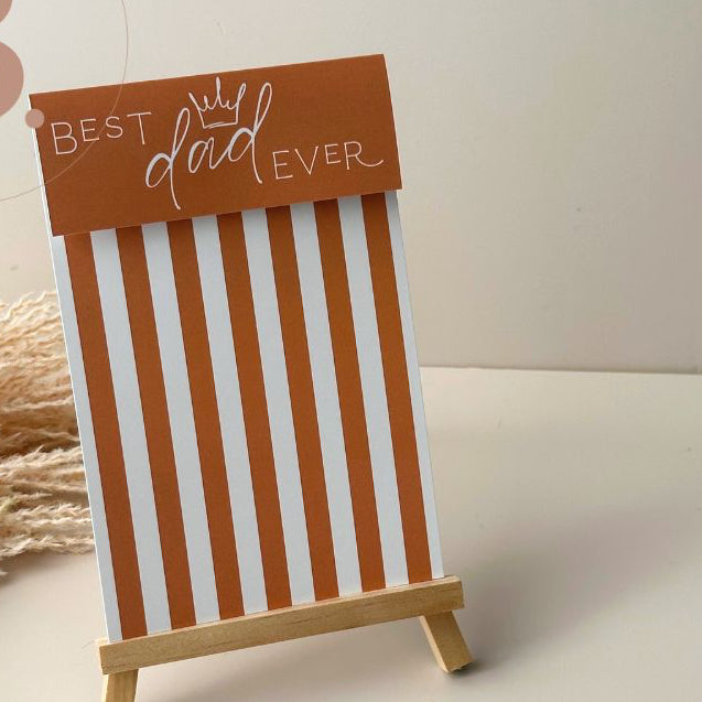 'Father's Day' Bag Topper - 25 pack - Tan