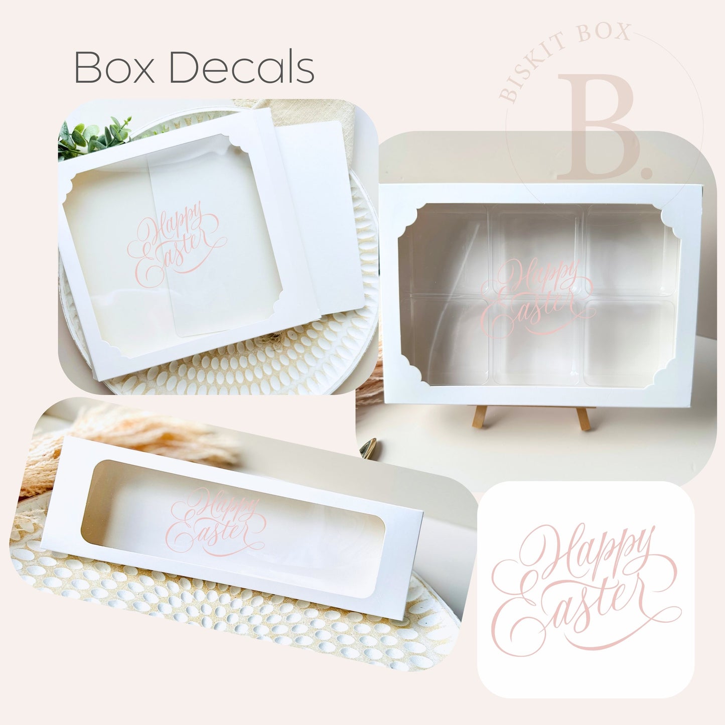 Happy Easter - 5 pk Pink