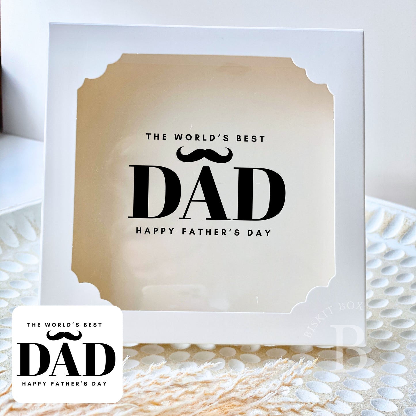 'World's Best Dad' Label - Pk 5