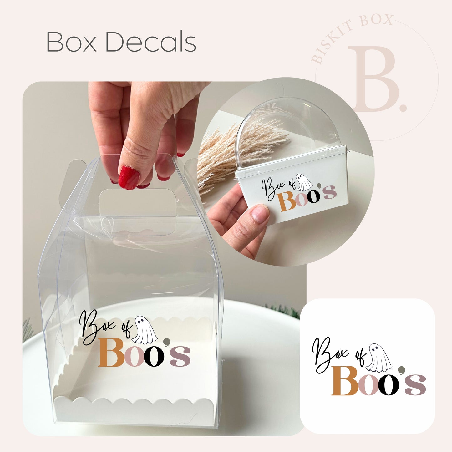 'Box of Boos' Label - Pk 5