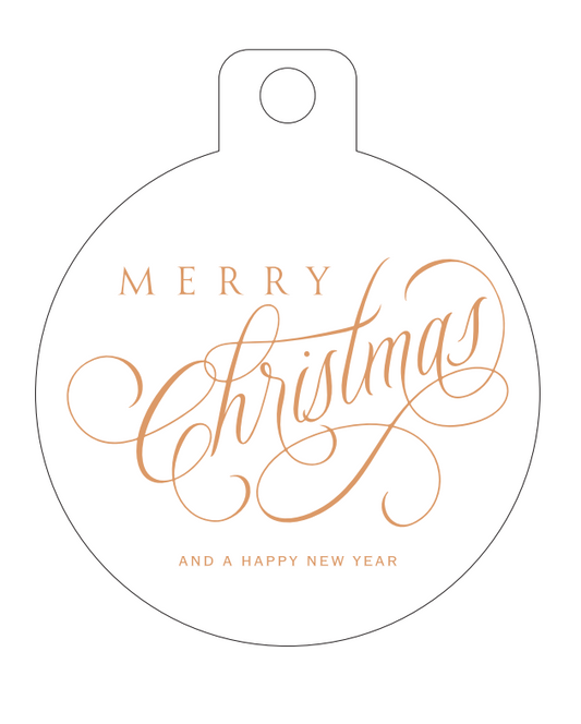 Christmas Gold Foil Gift Tags - 25 pk - 4 variations