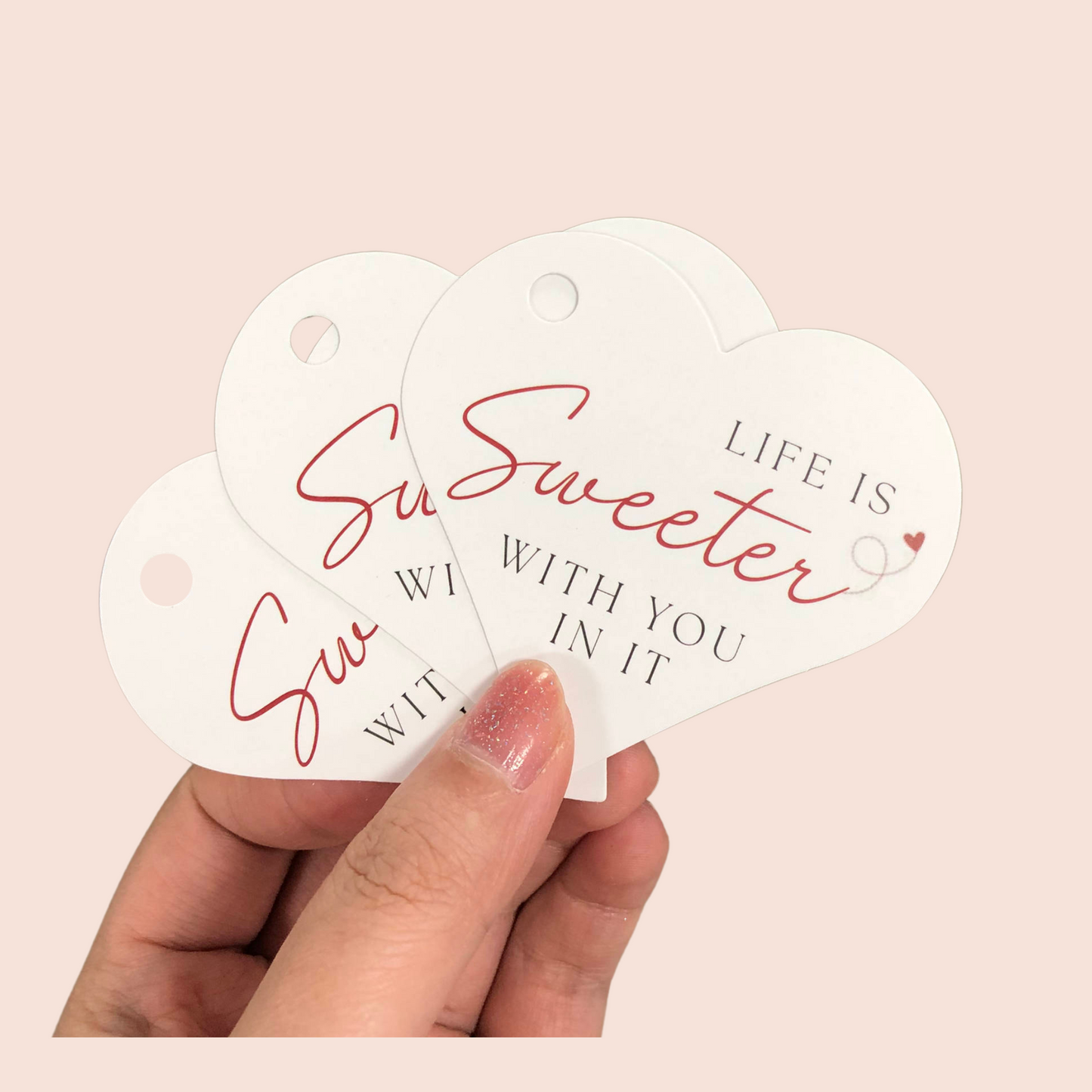 Valentine's Day Heart Gift Tag - 25 pk