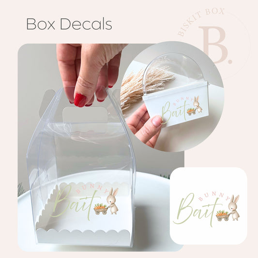 Bunny Bait Decal - 5 pk (Restock -  Will be sent Monday-Tuesday)