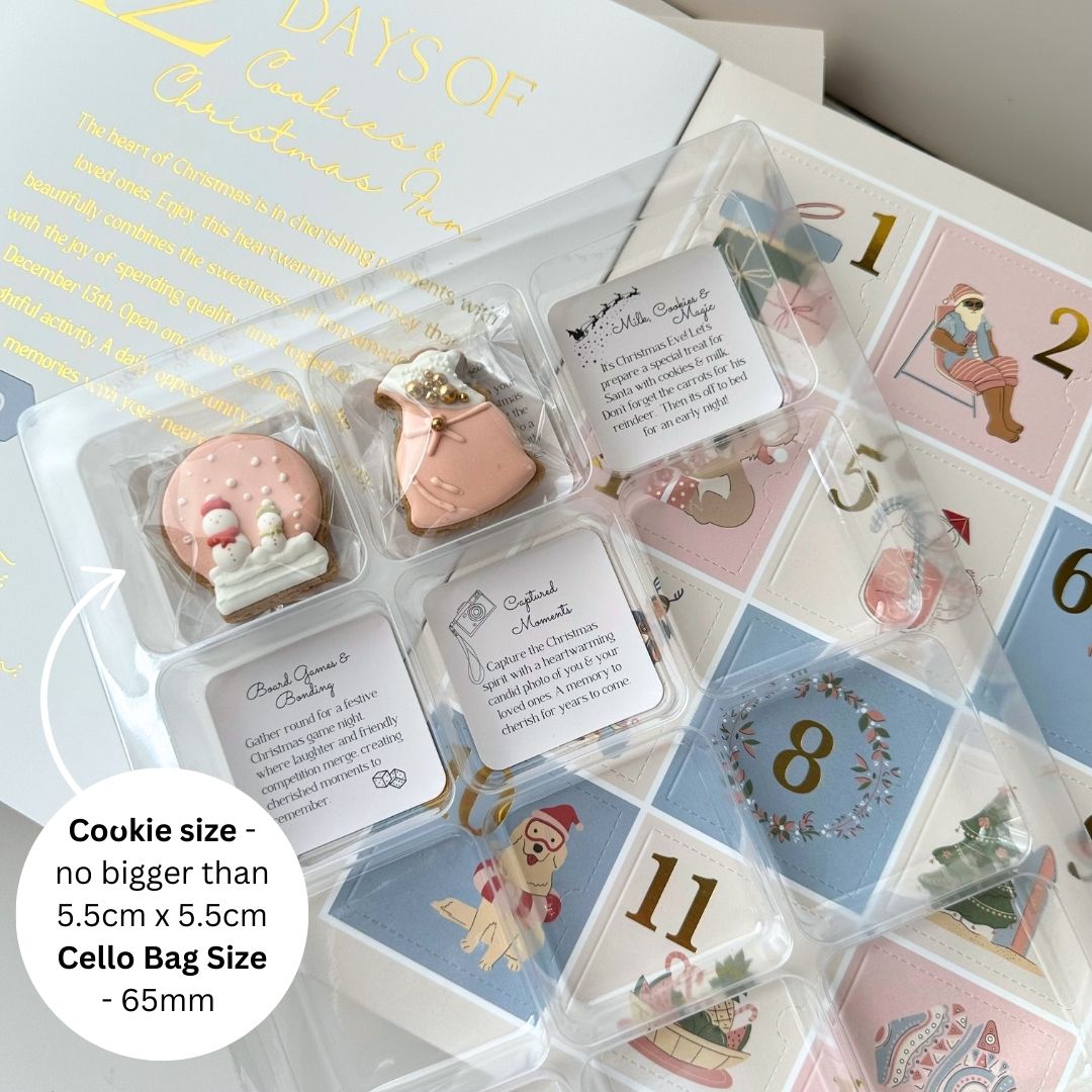 12 Day Cookie & Kindness Calendar (with NEW plastic insert)