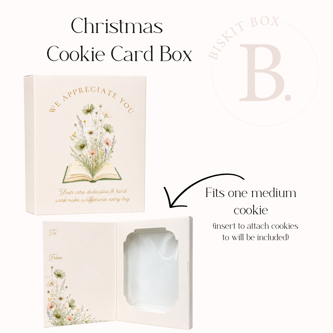 Teacher Appreciation Cookie/Card Box - 10PK AVAILABLE FOR PRE-ORDER