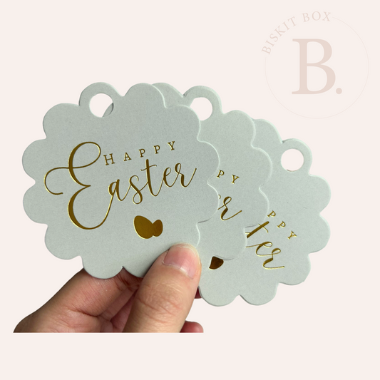 Gift Tag - Happy Easter - 25 pk (Sage Green)