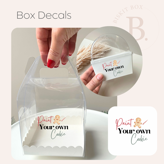 'Paint Your Own Cookie' Label - Pk 5