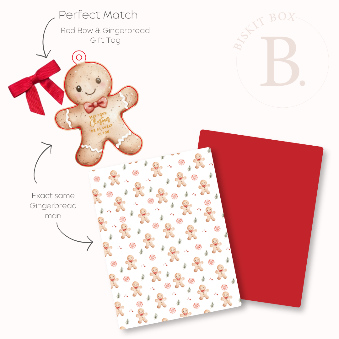 Christmas 2026 Print -  Grease Resistant Cookie Boards - Pack 25 - 90mm x 120mm (Copy)