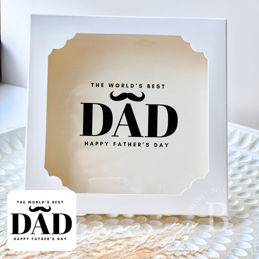 'World's Best Dad' Label - Pk 5