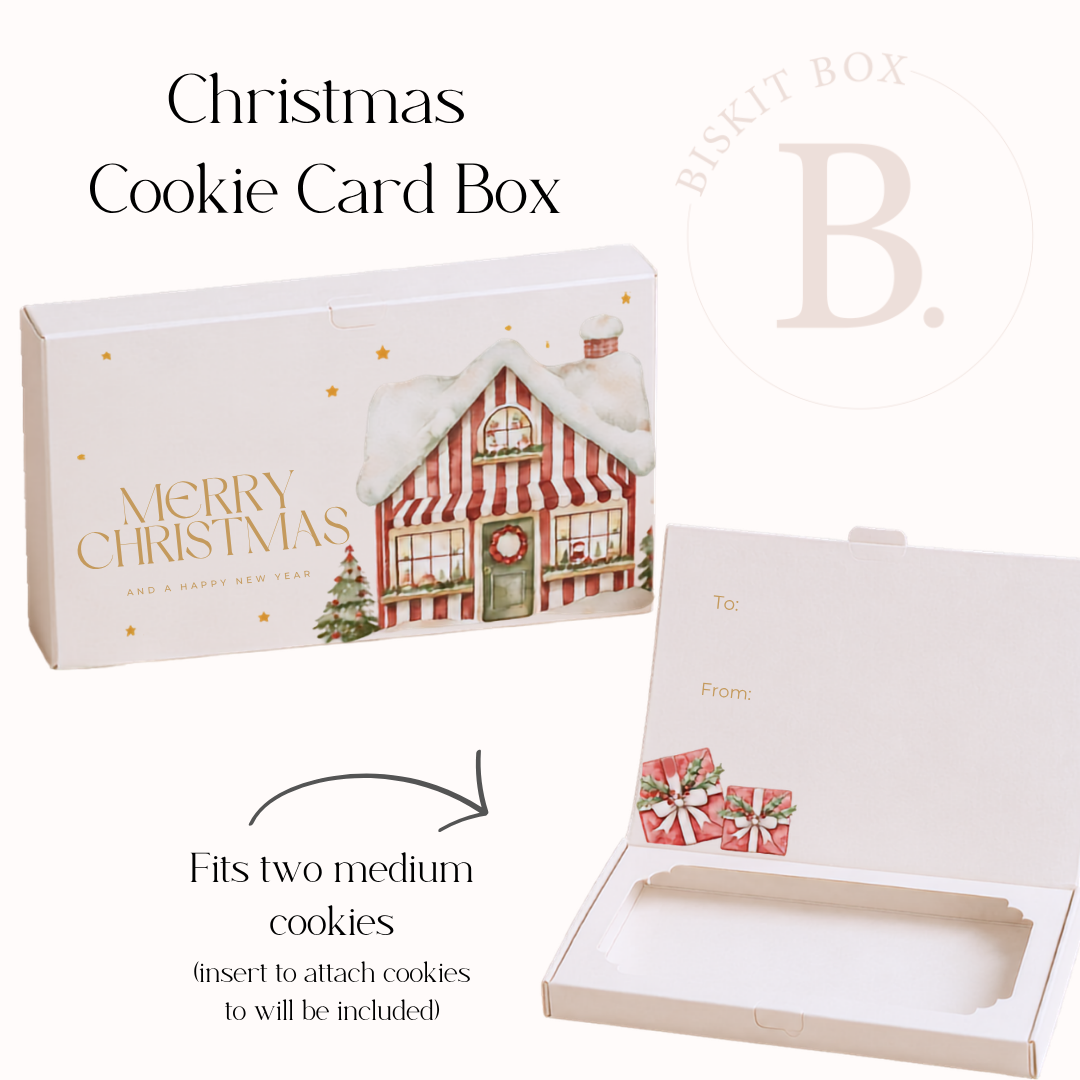 NEW Christmas 2 Cookie/Card Box - 10PK AVAILABLE FOR PRE-ORDER