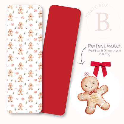 Christmas 2026 Print -  Printed Grease Resistant Cookie Board - Pack 25 - 65mm x 220mm (Copy)