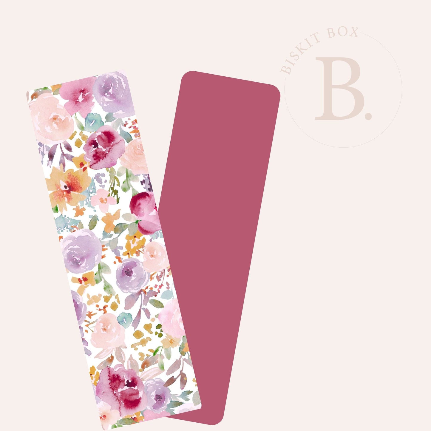 Grease Resistant Cookie Boards - Pack 25 - 65mm x 220mm (BRIGHT FLORAL)