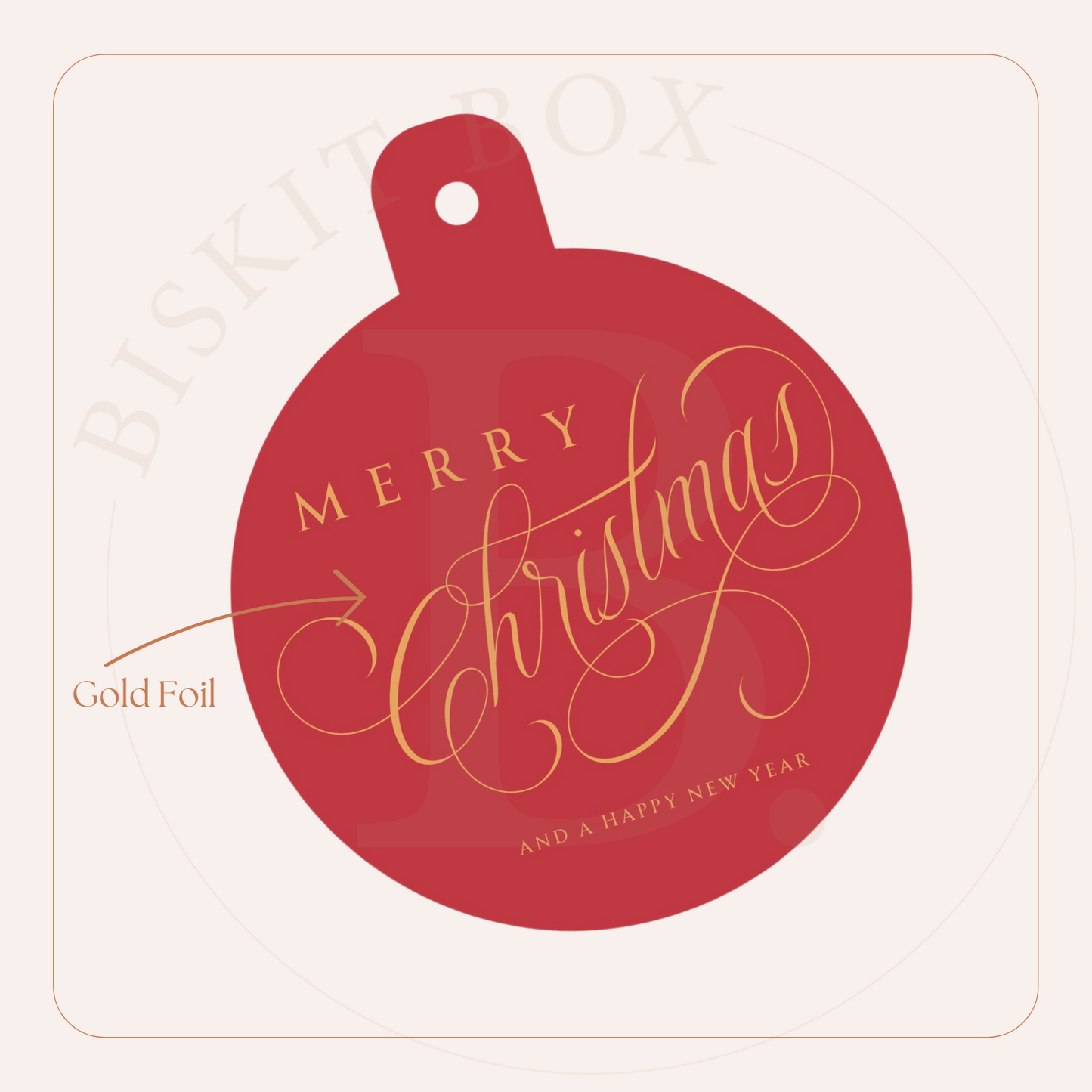 Christmas Gold Foil Gift Tags - 25 pk - 4 variations