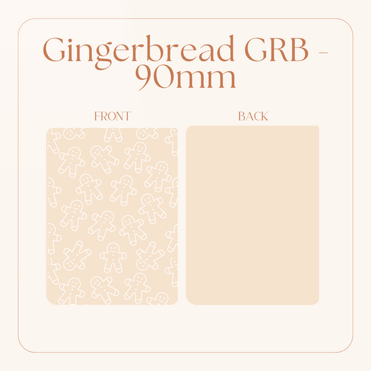 Gingerbread Grease Resistant Cookie Boards - Pack 25 - 90mm x 120mm