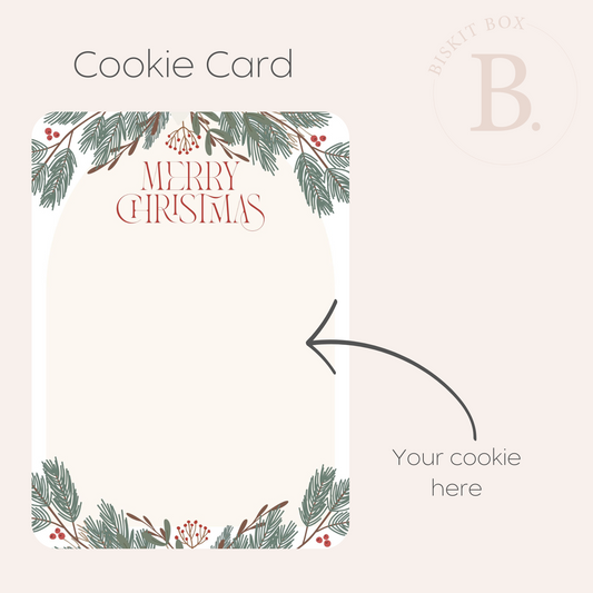 Christmas Cookie Cards - 25pk