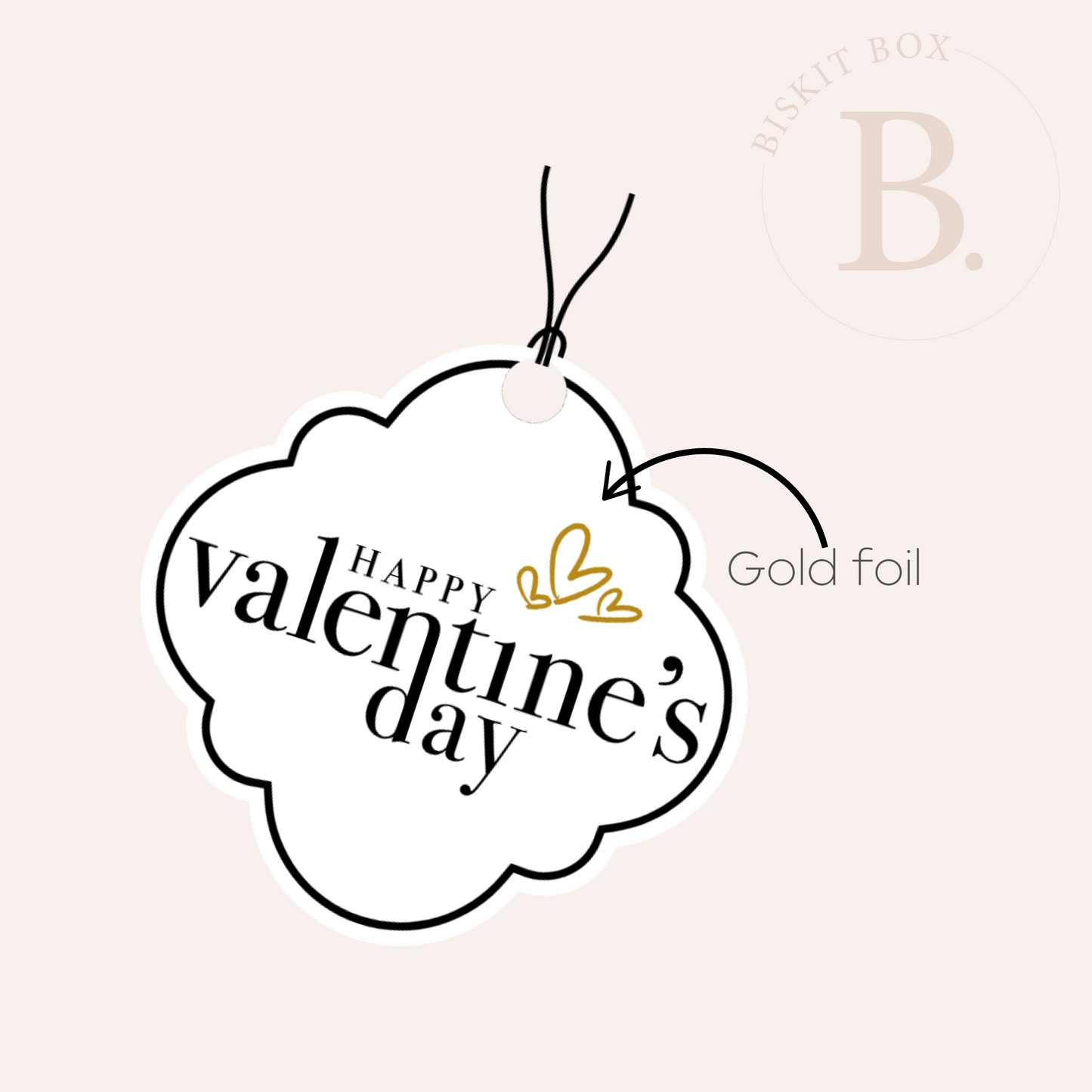 'Happy Valentines Day' Gift Tag - 25 pk