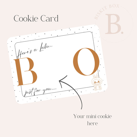 Halloween 'Labuboo'  Cookie Card  - 25pk