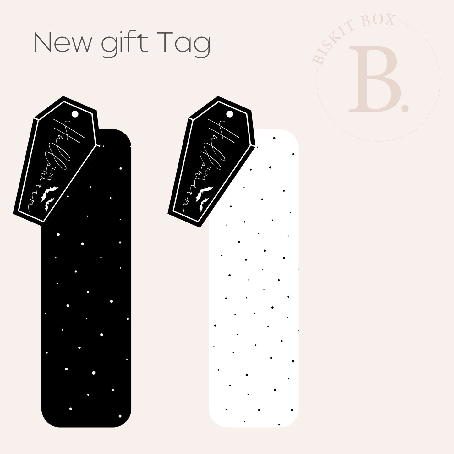 Halloween Coffin Gift Tag - 25 pk