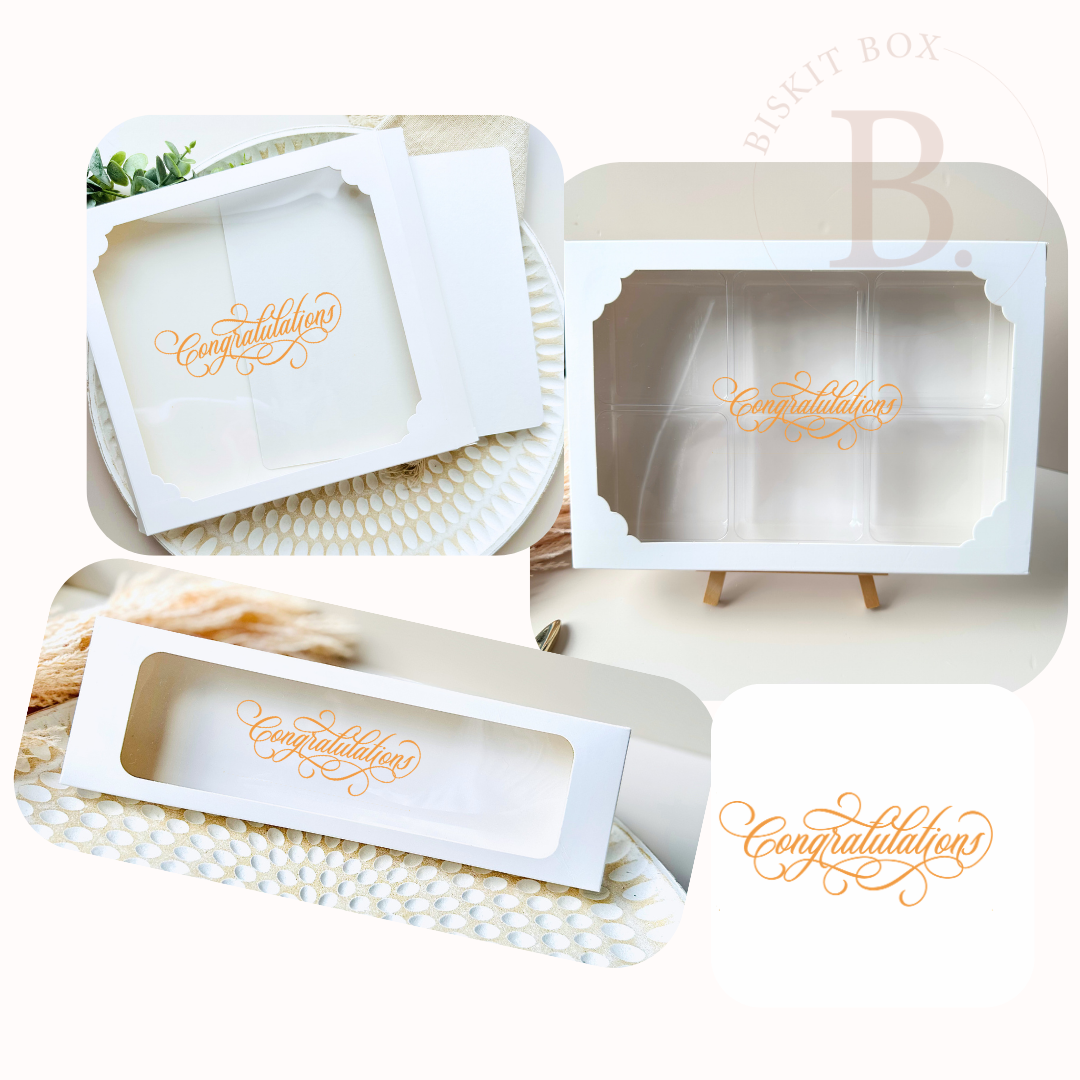 Congratulations Gold Decal - 5pk