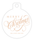 Christmas Gold Foil Gift Tags - 25 pk - 4 variations