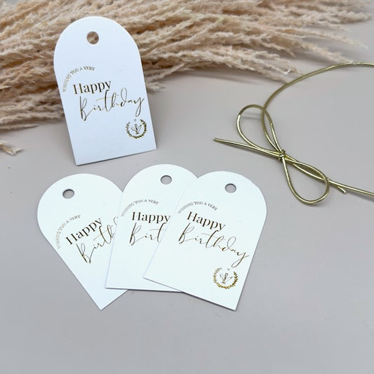 Happy Birthday - Gift Tag - 25 pk