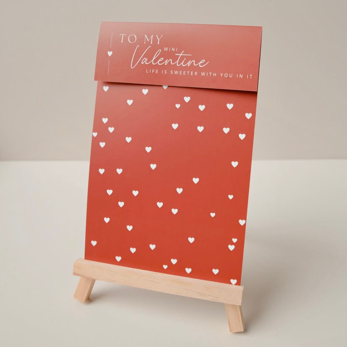 'Mini' Valentine's Day Bag Topper - 25 pack