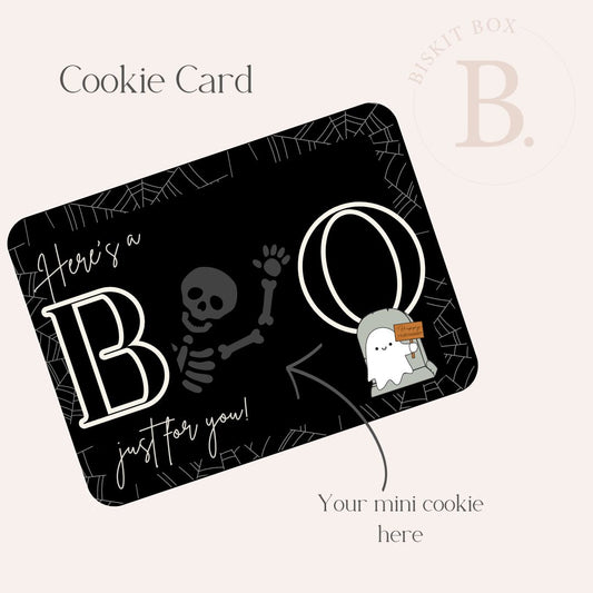 Halloween Cookie Card  - 25pk