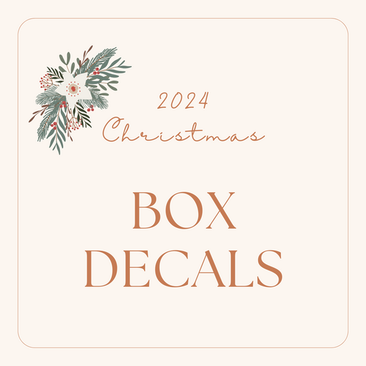 Christmas Box Decals