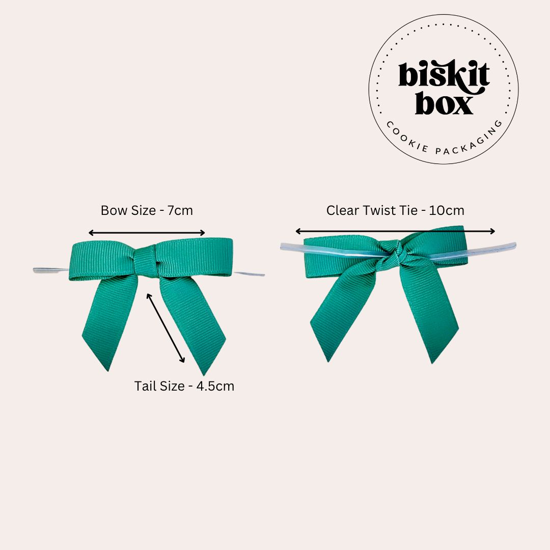 Packaging Express 0029 White Twist Tie Bow Ribbon