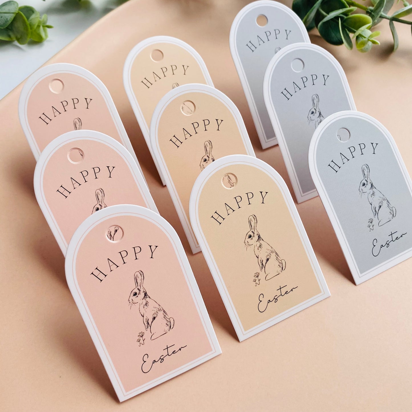 Gift Tag - Happy Easter - 25 pk - 3 colours available